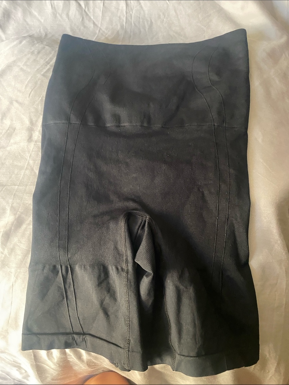 Black High-Waist Shaping Men's Compression Shorts